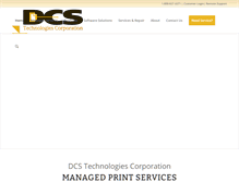 Tablet Screenshot of dcs-tech.com